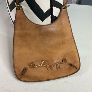 Rolfs Genuine Brown Leather Shoulder Bag